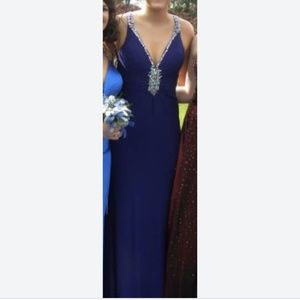 Sparkle Eggplant Purple Floor Length Prom Dress